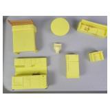 Lot Of Plastic Dollhouse Furniture