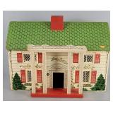 Vintage Mfg Wood Dollhouse