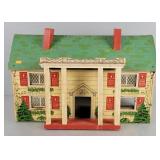 Vintage Mfg Wood Dollhouse