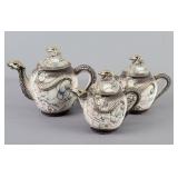 Vintage Japanese Moriage Dragonware Tea Set