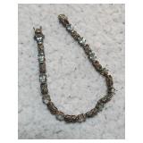 Vintage thematic charm bracelet featuring