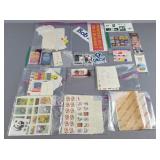 Vintage Stamps & Sticker Collection