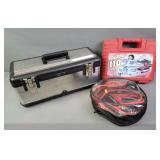 3x Bid Tool Box, 110 Piece Toolset, Jumper Cables