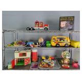 Lot Childrens Toys- Rack Not Included
