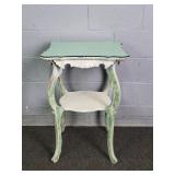 Vintage Weathered Paint Finish Table