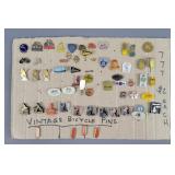 Lot Vintage Bicycle Pins