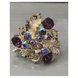 Vintage Sparkling Statement Costume Ring