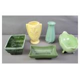5x Bid Assorted Pottery Vases & Planters