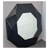 Cg Home Beautiful Blk Lacquer Finish Mirror