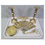 6x The Bid Assorted Brass Items