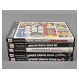 5x The Bid Grand Theft Auto Ps2 Games