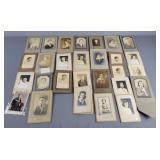 28 Pc Lot Assorted Cabinet Cards