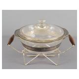 Fireking Metal And Glass Chafing Dish