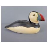 Wooden Puffin Decoy