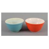 2x The Bid Vintage Pyrex 401 Mixing Bowl
