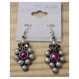 Sterling Silver Statement Pierced Earrings