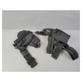 2x Bid Black Tactical Leg Holsters