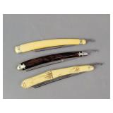 3x Bid Vintage Straight Razors