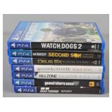 7x The Bid Assorted Ps4 Video Games
