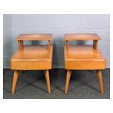 2x The Bid Heywood Wakefield Mid Century End Table
