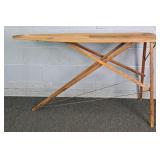 Vintage Folding Solid Wood Ironing Board
