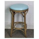 Grandinroad Furn Sturdy Metal Vinyl Stool