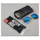 Ray Ban Never Hide Aviator Glasses And Case
