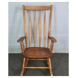 Stickley Furn Vintage Solid Oak Rocking Chair