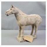 Vintage Metal Horse Movie Prop