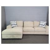 Upholstered Sectional Sofa W/ Storage