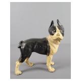 Cast Iron Boston Terrier Figurine Bank