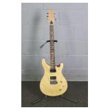 Hand Crafted Electric Guitar  Powers Up