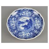 10" Japanese Blue/white Bowl