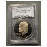1976 S Bicentennial Proof Dollar Pcgs Pr69dcam