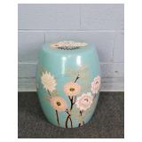 Embossed Hand Decorated Terracotta Garden Stool