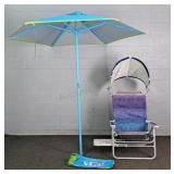 2x Bid Gci Waterside & More 4 Position Beach Chair