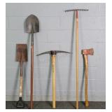 5x The Bid Assor. Yard & Garden Tools