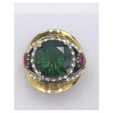 Turkish Style Sparkling Ring Sz 9.5