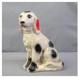 Spotted Black & White Dog Figurine