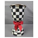 Mackenzie-childs Pedestal Vase - Signed