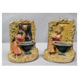 Vintage Cast Iron Bookends