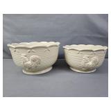 2 Pc Lenox Provencal Garden Mixing Bowls