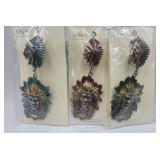 3 X Bid New Indian Chief Pendant ,scarf Or