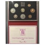 Beautiful 1984 Uk - 8 Coin Proof Set In Case