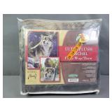 Bass Pro Shop Ultra Plush Wolf Fleece Throw