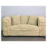 Buggatti Upholstered Love Seat W/ Zipper Storage