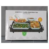 New Chefman Family Sized Glass Top Warming Tray