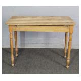 Vintage Oak Strip Top Table/desk