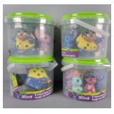 4x The Bid Disney Stitch 5 Pc Bath Squirter Set
