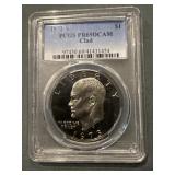 1973 S Proof Dollar Pcgs Pr69dcam